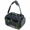 Shimano Waterproof Hard Top Tackle Bag Black/Green