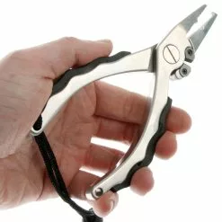 Sea Harvester SS Alloy Fishing Pliers With Tungsten Carbide Cutter 7in -Ugly Stik Rods Shop 132398 6 n