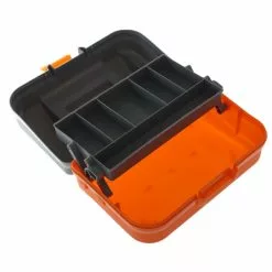 Sea Harvester 1-Tray Tackle Box Grey/Orange -Ugly Stik Rods Shop 132919 2 n