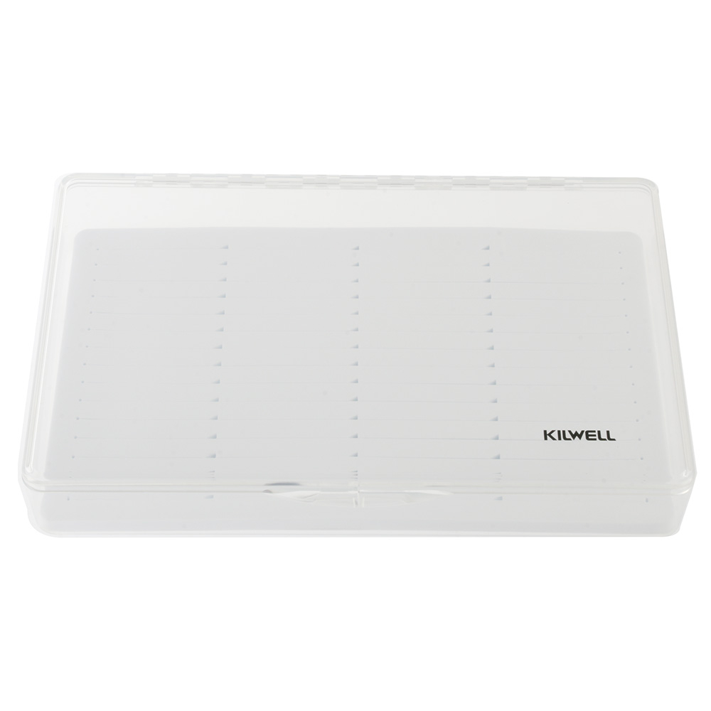 Kilwell ABS Plastic Fly Box With Slit Foam Liner XL 1 Kilwell ABS Plastic Fly Box With Slit Foam Liner XL