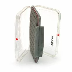 Kilwell ABS DS Plastic Fly Box With Tri Foam Liner Medium