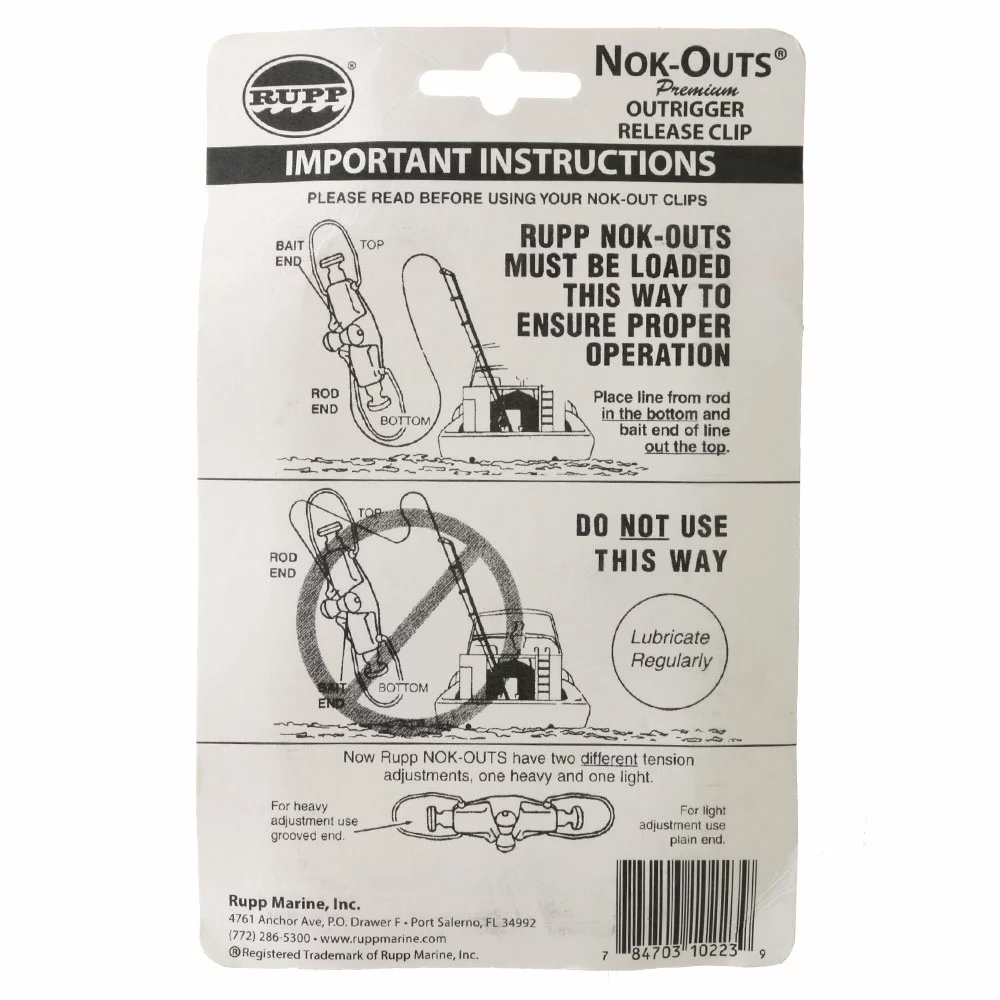 Rupp Nok-Outs Outrigger Clips Pair 2 Rupp Nok-Outs Outrigger Clips Pair - Image 2