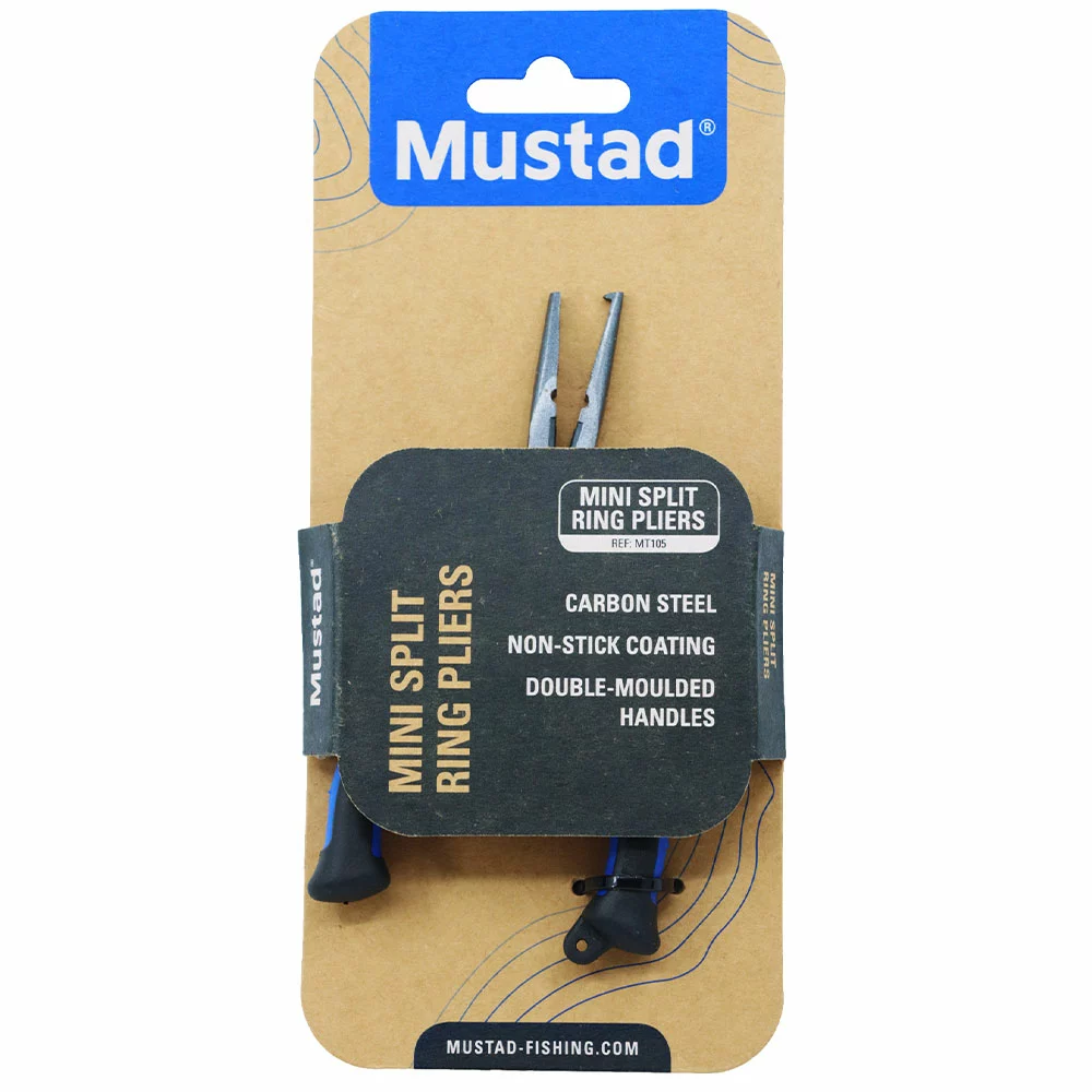 Mustad Mini Split Ring Pliers Blue 5in 1 Mustad Mini Split Ring Pliers Blue 5in