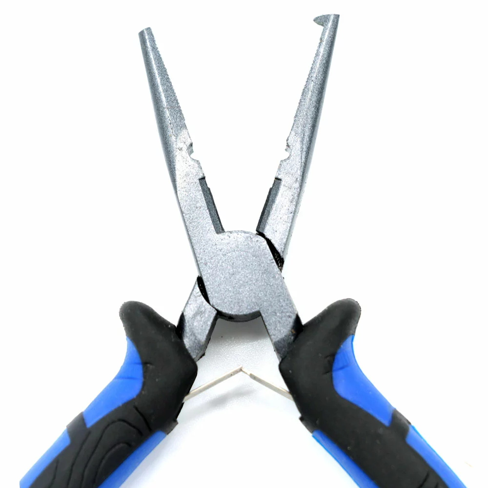 Mustad Mini Split Ring Pliers Blue 5in 2 Mustad Mini Split Ring Pliers Blue 5in - Image 2