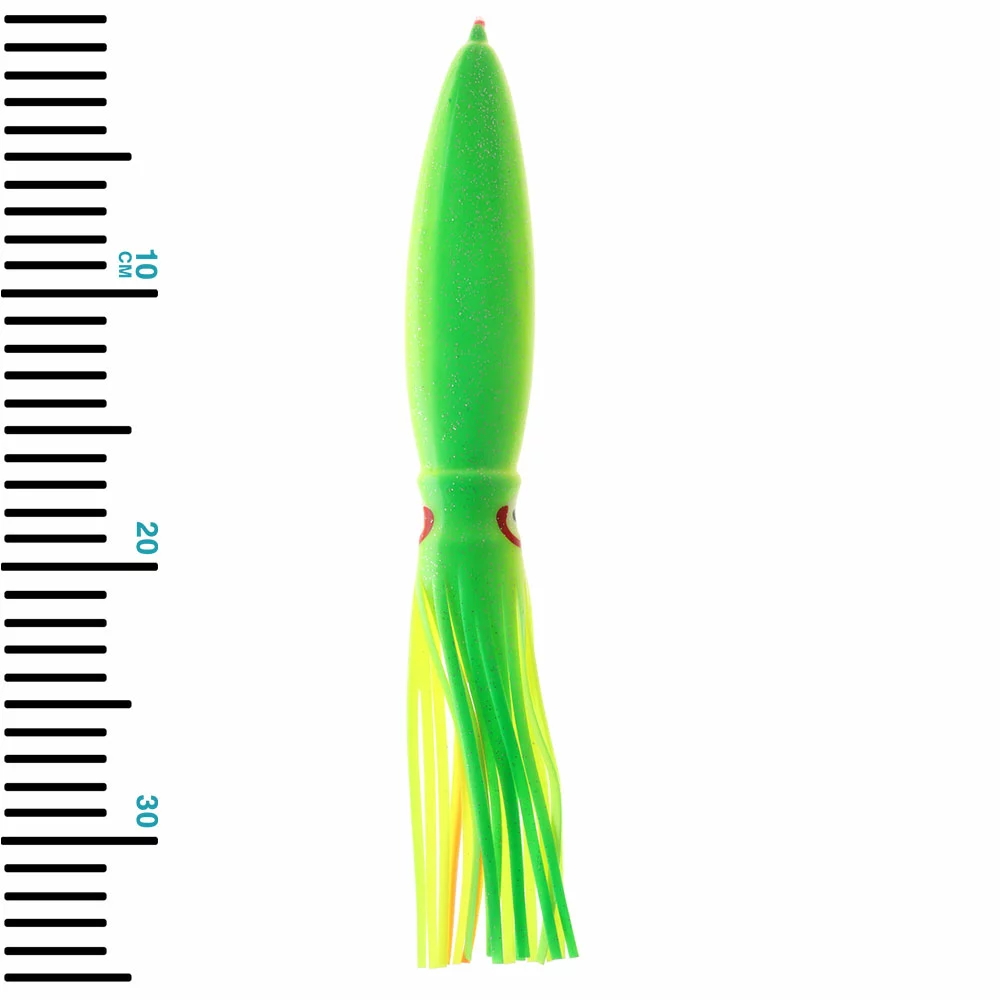 White Label Bulb Squid Skirt Green 35cm 1 White Label Bulb Squid Skirt Green 35cm