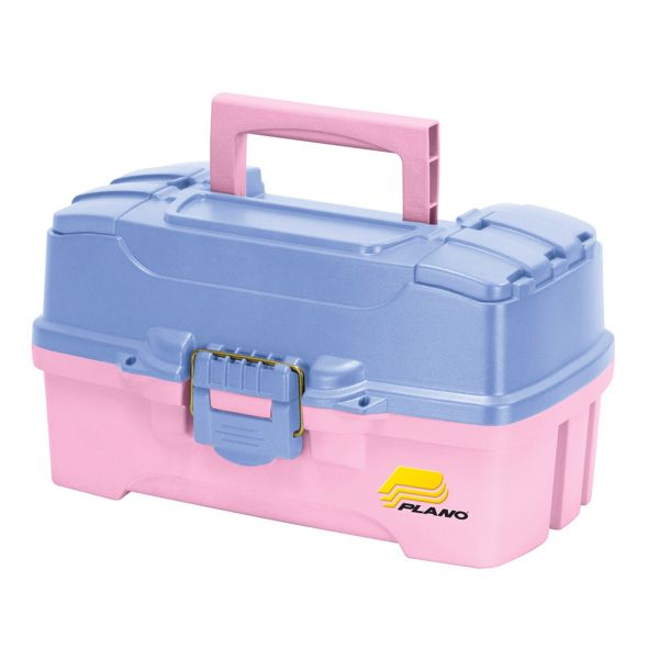 Plano Two Tray Tackle Box Periwinkle Pink 1 Plano Two Tray Tackle Box Periwinkle Pink