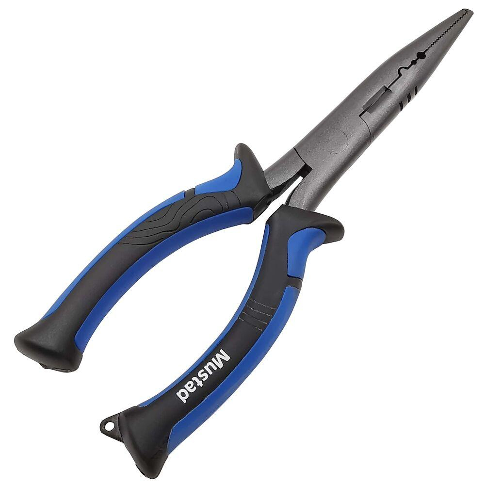 Mustad Large Split Ring Pliers Blue 7in 2 Mustad Large Split Ring Pliers Blue 7in - Image 2
