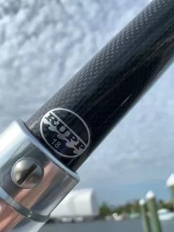 Rupp Carbon Fiber Telescoping Outrigger Pole 6.7m Black/Silver