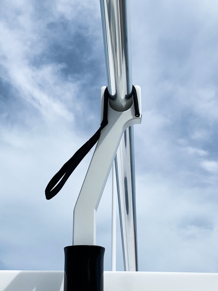 Rupp Top Gun Outrigger Poles Support 2in Offset White 2 Rupp Top Gun Outrigger Poles Support 2in Offset White - Image 2