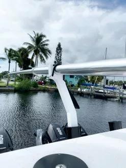 Rupp Top Gun Outrigger Poles Support 2in Offset White 5 Rupp Top Gun Outrigger Poles Support 2in Offset White -Ugly Stik Rods Shop img 7855 2