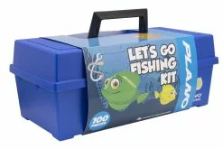 Plano 2100 Tackle Box With 100-Piece Fishing Tackle Kit Blue