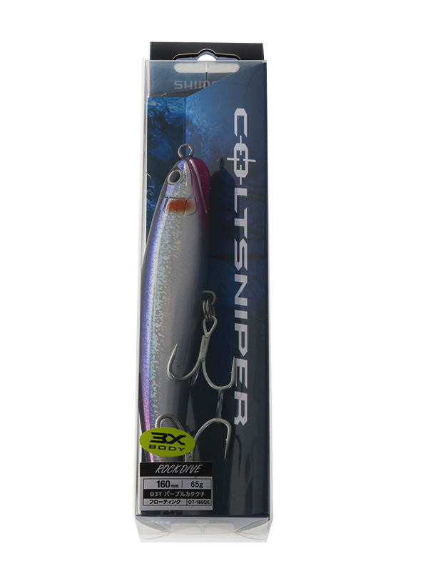 Shimano Coltsniper Rock Dive Stickbait 160mm 65g Purple 1 Shimano Coltsniper Rock Dive Stickbait 160mm 65g Purple