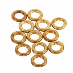 Nacsan Solid Brass Rings 12pc