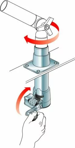 Rupp Z-30 Top Gun Package With 15ft / 4.7m AL Tele-Pole And Rigging Kit 5 Rupp Z-30 Top Gun Package With 15ft / 4.7m AL Tele-Pole And Rigging Kit -Ugly Stik Rods Shop z30action illo 1